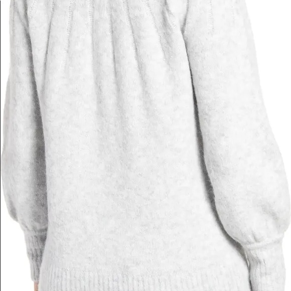 Caslon Grey Light Heather Rib Yoke Pullover - Picture 3 of 6